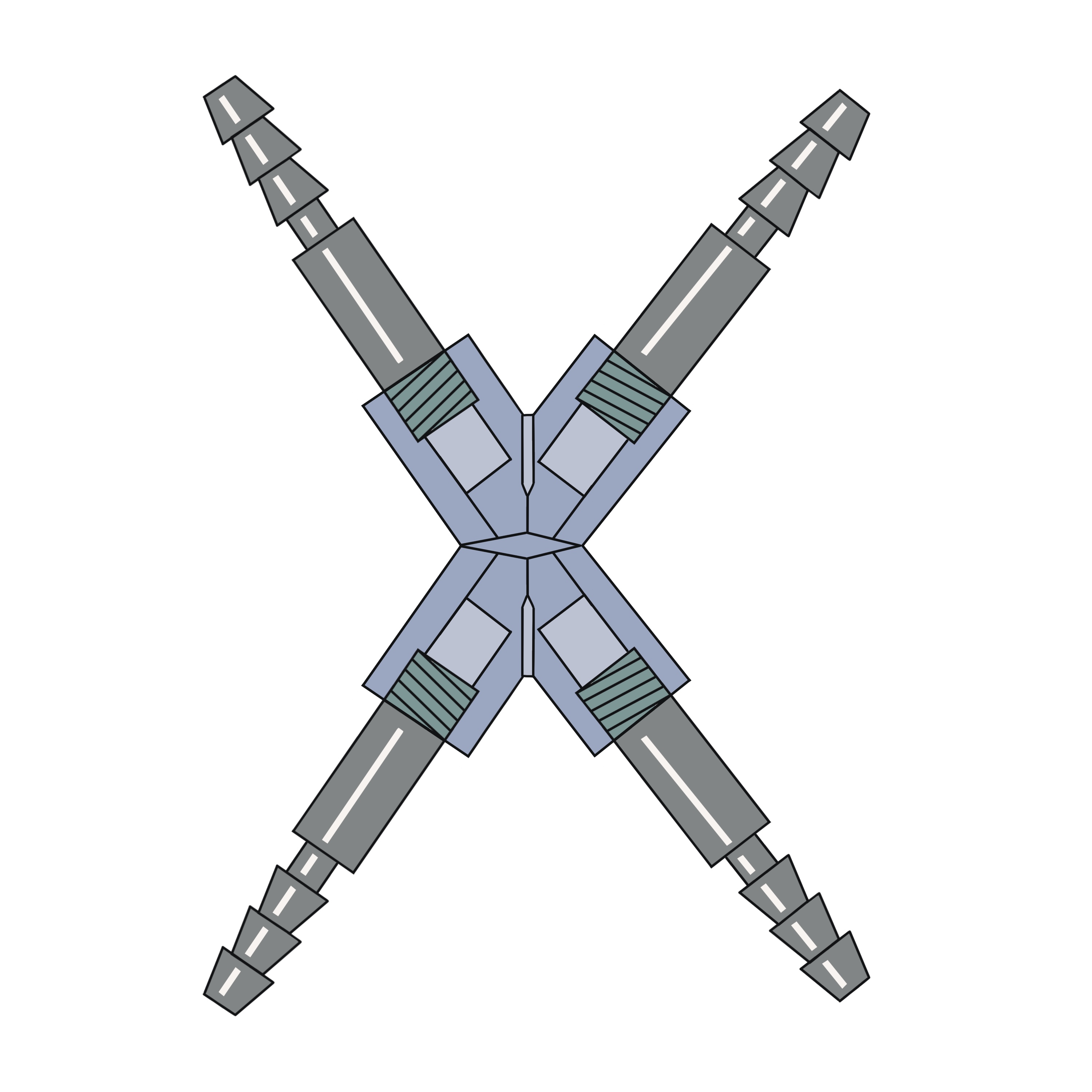 X-Connector - 4-контактный Х-образный разъем